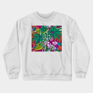 Secret Oasis (cyclamen) Crewneck Sweatshirt